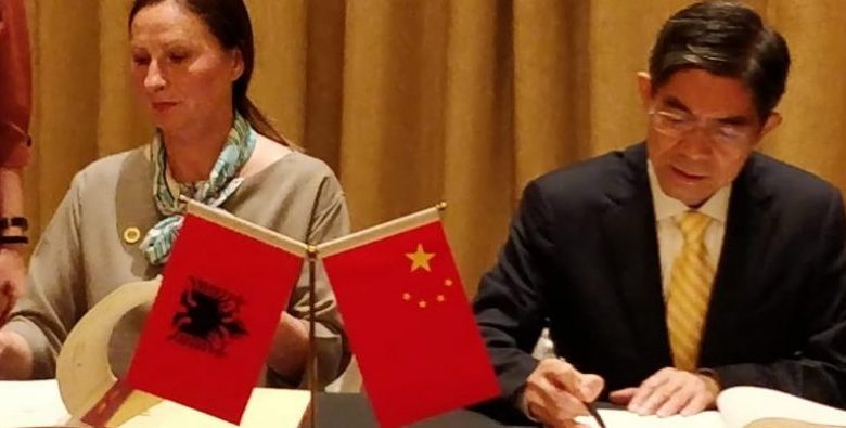 , Eksportet, Shqipëria nënshkruan memorandumin me Kinën