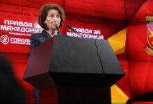, Numërohen 59 për qind e votave në Maqedoni, kryeson kandidatja e VMRO